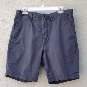 Polo Ralph Lauren Navy Blue Flat Front Shorts 35